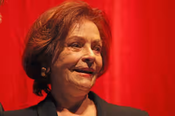 German actress Karin Dor ("You Only Live Twice", "Topas") at the Berlinale 2015.