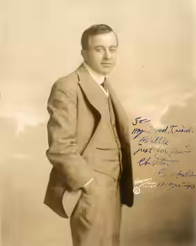 Actor Chester Conklin. Subjects: actors (1919)