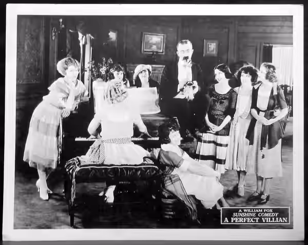 Lobby card for the 1921 film A Perfect Villain.