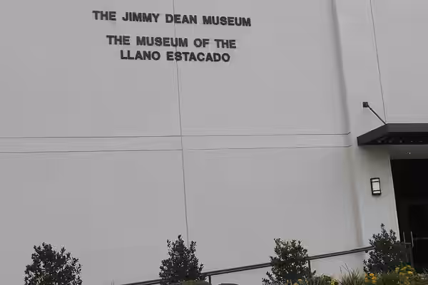 Jimmy Dean Museum building in Plainview, TX