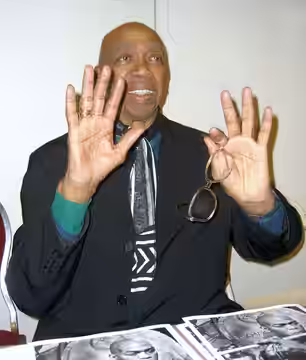 Actor Geoffrey Holder at the November 2008 Big Apple Convention in Manhattan.