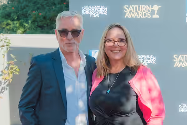 Carrie Henn &amp; Carl Toop at the 53rd Saturn Awards 2026
