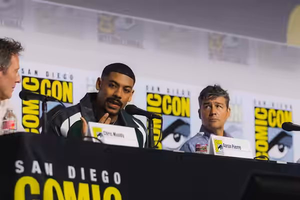 Aaron Pierre &amp; Kyle Chandler at San Diego Comic Con 2026
