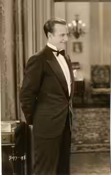 Silent film actor Harry Crocker in "Tillie the Toiler." Subjects (LCTGM): motion pictures, actors (1927)