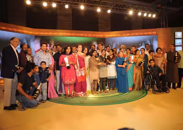 Real Awards 2012 given by the Reliance Foundation and CNN_IBN