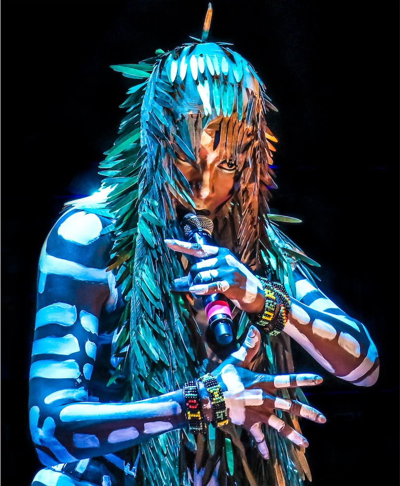 Grace Jones performing on Main Stage of 2016 FYF Festival at Exposition Park in Los Angeles, CA