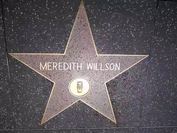 Meredith Willson's star on the Hollywood Walk of Fame (2010)