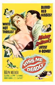 One sheet poster for Kiss Me Deadly (1955)