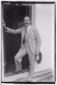 Title: A. Menjou Abstract/medium: 1 negative : glass ; 5 x 7 in. or smaller. (1924)