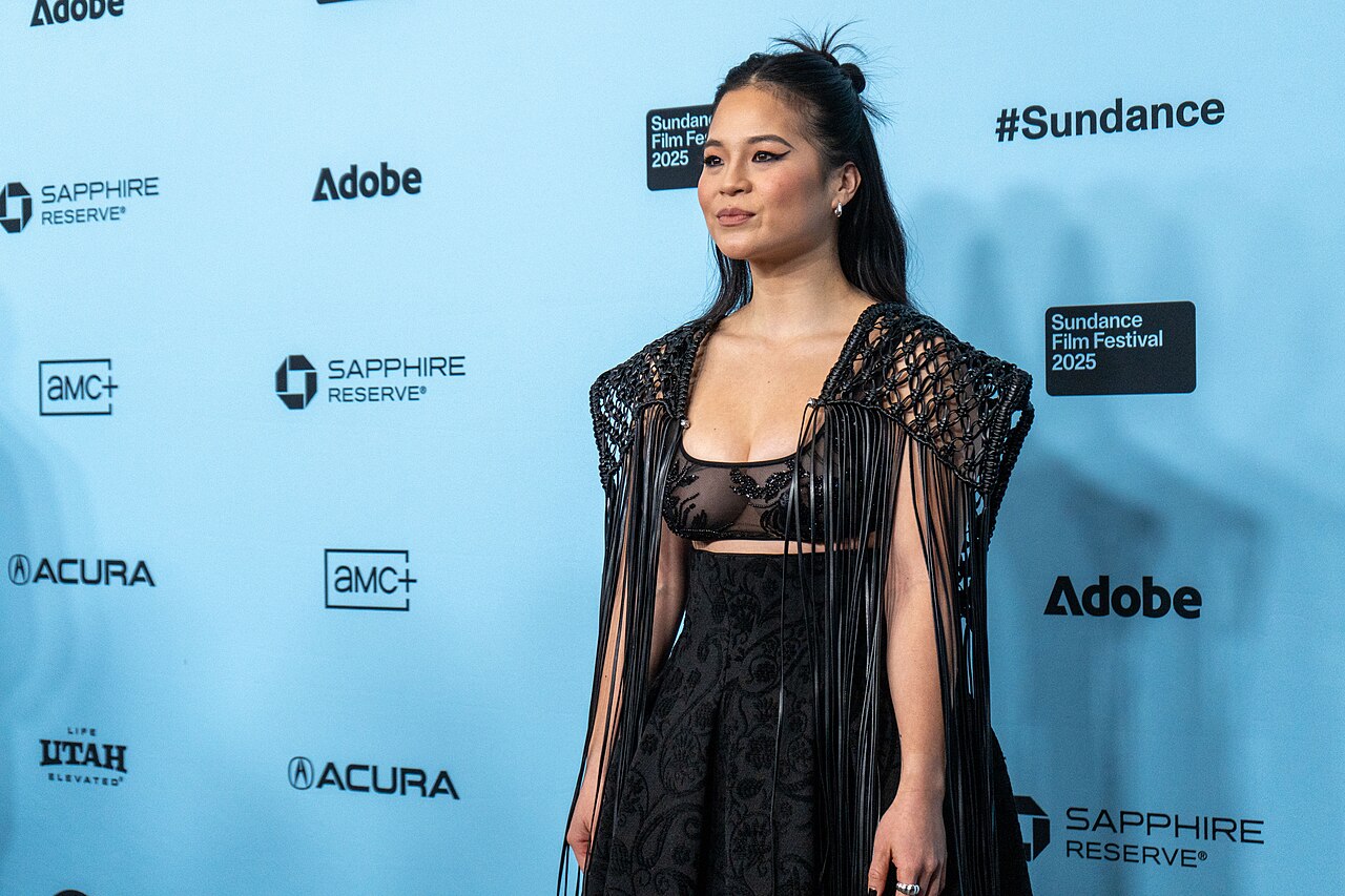 Kelly Marie Tran at the red carpet for "The Wedding Banquet" at the 2025 Sundance Film Festival in Park City, Utah. Please attribute to Casey Nedelka if used el