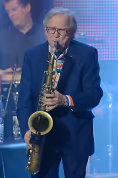 Klaus Doldinger bei der Verleihung des Grimme-Preises 2014.