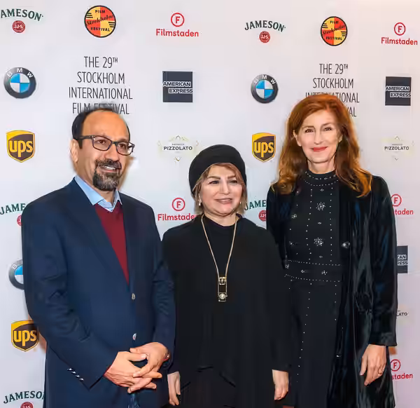 Asghar Farhadi during the Stockholm International Film Festival on November 9, 2018.