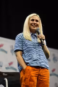 Ashley Eckstein at GalaxyCon Richmond in 2022
