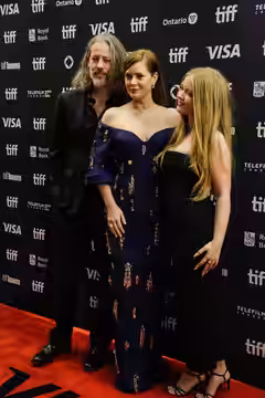 Amy Adams and her family, actor, at the 2024 Toronto International Film Festival (TIFF) for the movie Nightbitch.