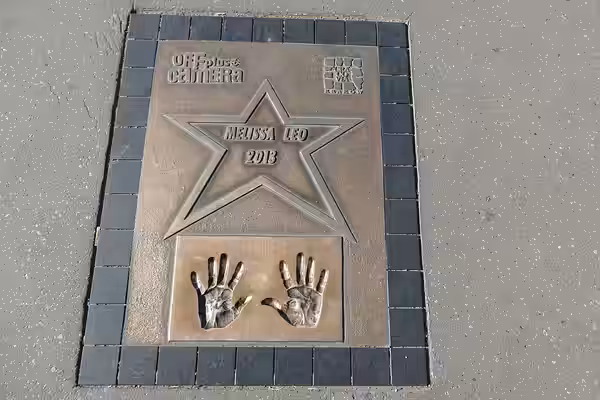 Walk of Fame - Aleja Gwiazd in Kraków. Plaque for Melissa Leo (2024)