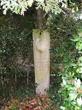 Grabstein des Schauspielers Paul Kemp auf dem Burgfriedhof in Bad Godesberg (2008)