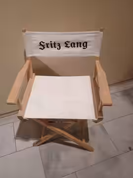 Exhibit at Film Museum Potsdam: Fritz Lang's director's chair (2026)