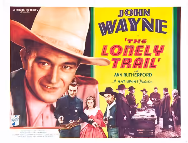 Poster for the 1936 film The Lonely Trail.