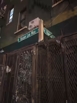 Harper Lee Way sign on the Upper East Side