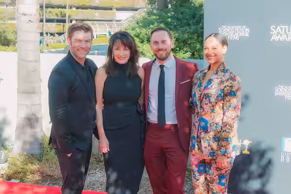 Liam McIntyre, Karen Bailey, Thomas Hefferon, &amp; Cynthia Addai-Robinson at the 53rd Saturn Awards (2026)