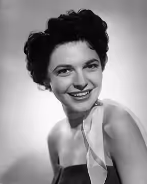Publicity photo of Anne Bancroft in Don't Bother to Knock (1952)