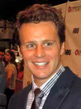 Actor Jonathan Groff at the 2013 Outfest Opening Night Gala of 'C.O.G.' on the Red Carpet at the Orpheum Theatre on July 11, 2013 in Los Angeles
