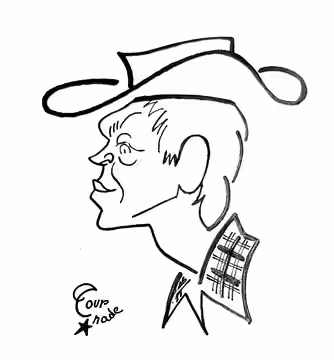 Caricature of Steeve Mac Queen (2019)