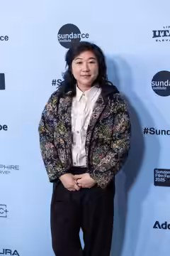 Christina Oh at the premiere of "Bubble &amp; Squeak" at the 2025 Sundance Film Festival