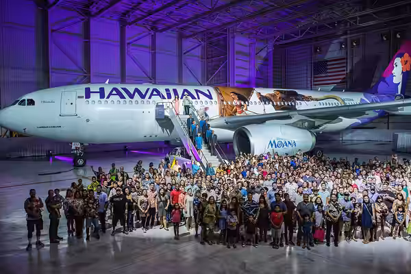 Hawaiian Airlines Disney Moana Airplane
