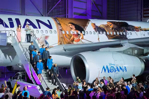 Hawaiian Airlines Disney Moana Airplane