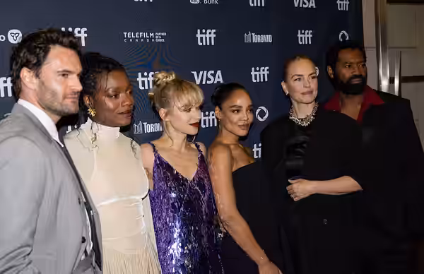 Cast and Crew of Hedda at the 2025 Toronto International Film Festival (TIFF) for the movie Hedda.