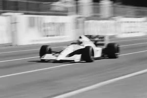 Ayrton Senna driving for McLaren at the 1991 United States Grand Prix. (2007)