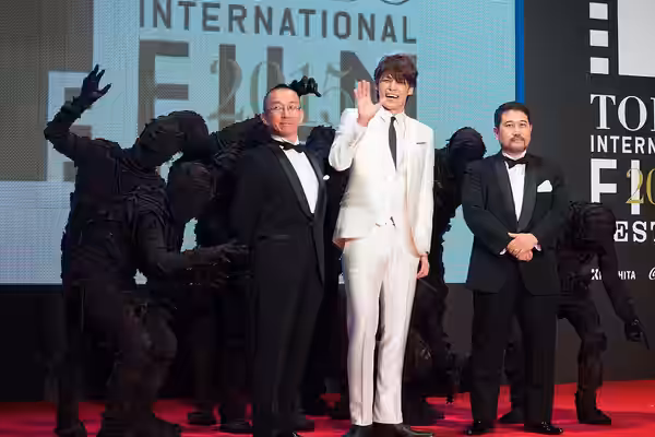 第28回 東京国際映画祭 オープニングセレモニー 宮野真守 安藤裕章 瀬下寛之 (亜人 -衝動-) (2015)