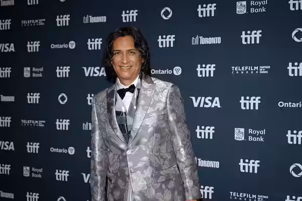 Carlos Diehz, actor, at the 2024 Toronto International Film Festival (TIFF) for the movie Conclave.