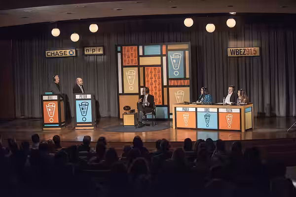 Secretary of Labor Thomas E. Perez is the guest for the live taping of an episode of NPR’s “Wait, Wait Don’t Tell Me!” with approximately 350 audience members.  (2016)