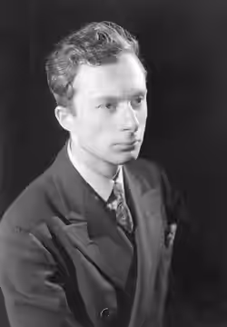 Cast photograph of Norman Lloyd in the Federal Theatre Project production of Power, a Living Newspaper play at the Ritz Theatre (February–August 1937)