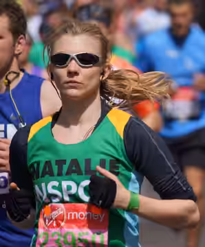 Photograph taken by Julian Mason on Sunday 24th April 2016 during the Virgin Money London Marathon. Location Westferry Road on the Isle of Dogs close to Arnhem 