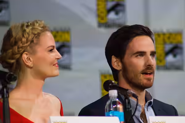 Jennifer Morrison &amp; Colin O'Donoghue Once Upon a Time Panel at the 2014 Comic-Con International.