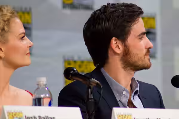 Jennifer Morrison &amp; Colin O'Donoghue Once Upon a Time Panel at the 2014 Comic-Con International.