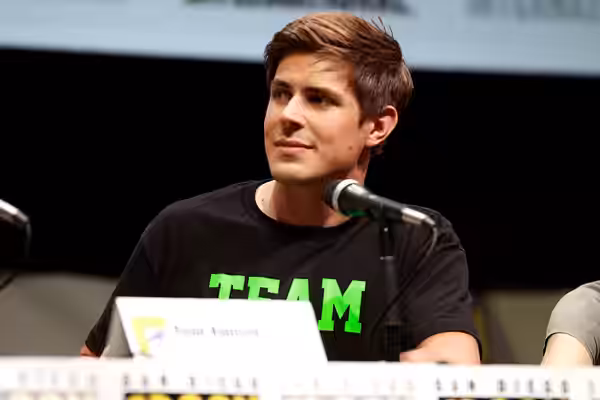 Chris Lowell speaking at the 2013 San Diego Comic Con International, for "Veronica Mars", at the San Diego Convention Center in San Diego, California. Please at