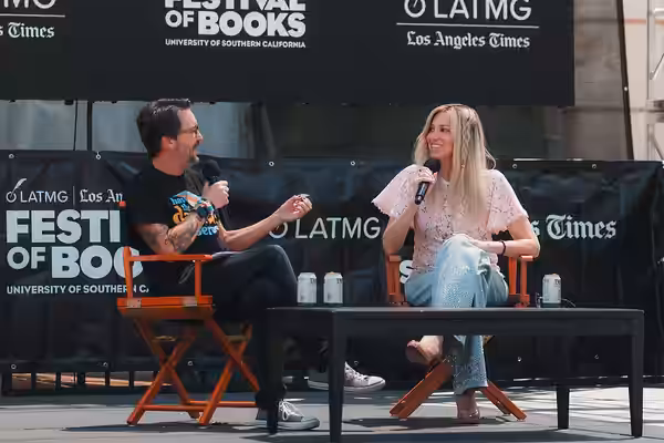 Debbie Gibson &amp; Wil Wheaton at the Los Angeles Times Festival of Books 2026