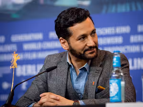 Actor Cas Anvar at the Berlinale 2019