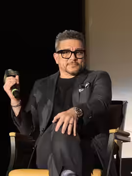 Virgil Williams at the 2025 Denver Film Festival after a screening of The Piano Lesson (2024)