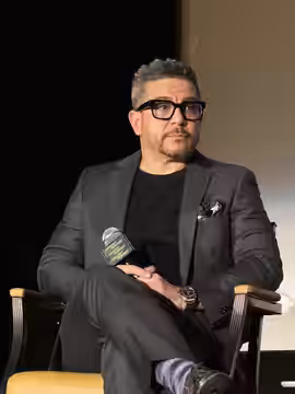 Virgil Williams at the 2025 Denver Film Festival after a screening of The Piano Lesson (2024)