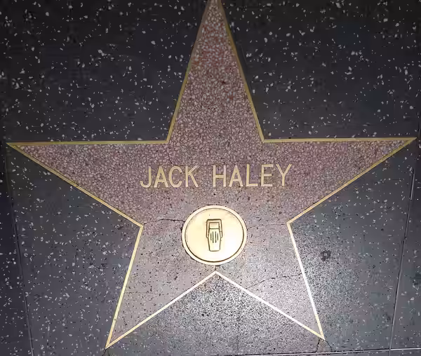 Jack Haley's star on the Hollywood Walk of Fame at 6435 Hollywood Blvd. (2010)