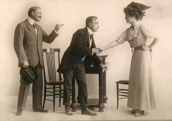 John Drew and Billie Burke, stage actor and actress Subjects: actors, actresses, plays (1908)