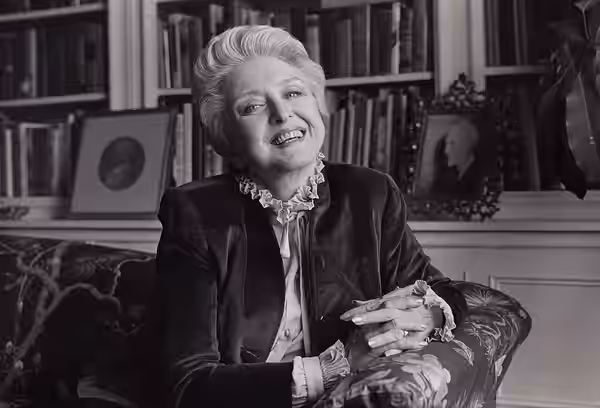 Portrait of actress Celeste Holm, photographed by Mary Motley Kalergis in New York City in 1985 for The Guardian (UK). Copyright was retained by the photographe
