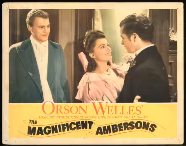 Lobby card from the 1942 film The Magnificent Ambersons