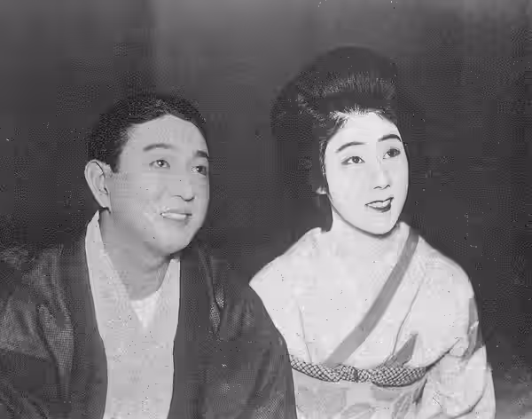 Daijirō Natsukawa and Isuzu Yamada, september 1935