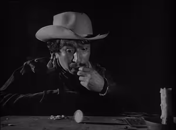 Mexican actor Alfonso Bedoya as he appears in the trailer of Border Incident (1949).